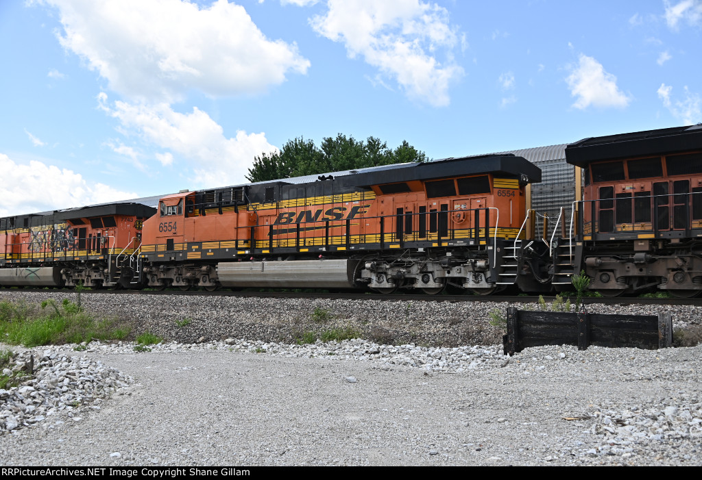 BNSF 6554 Roster shot